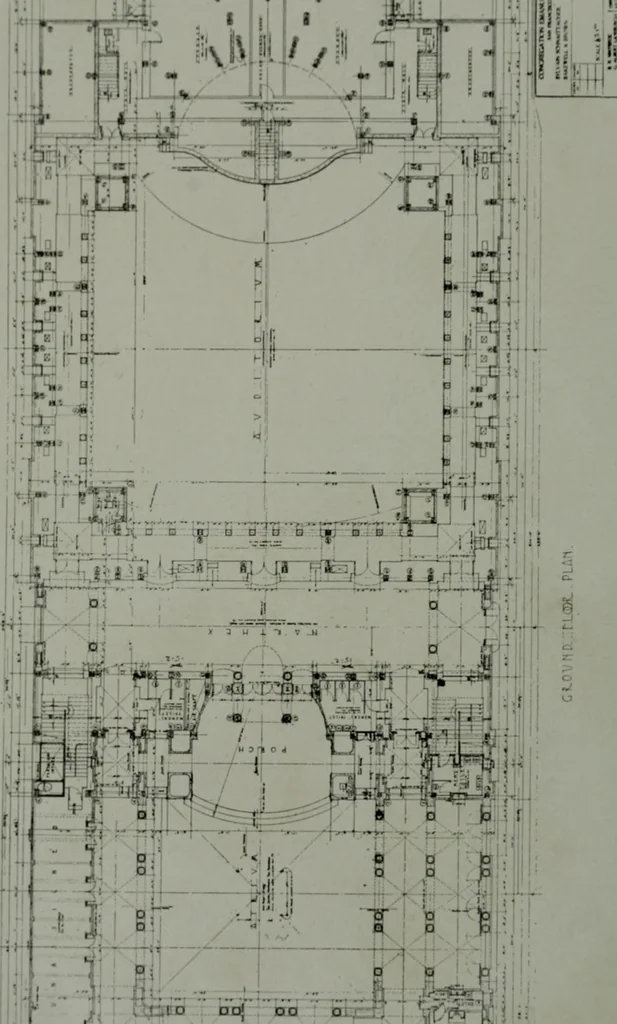 An illustration from Architect and engineer, 1905, leaf 97