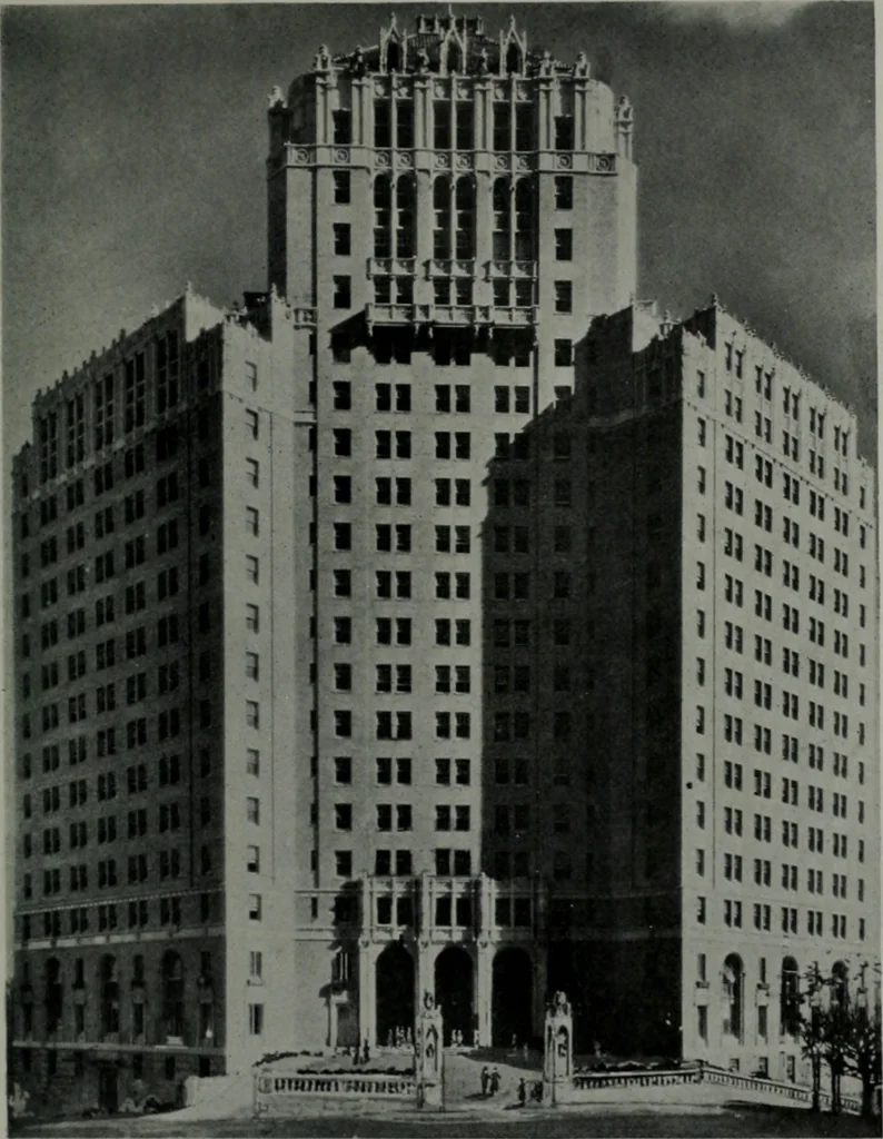 An illustration from Architect and engineer, 1905, leaf 10