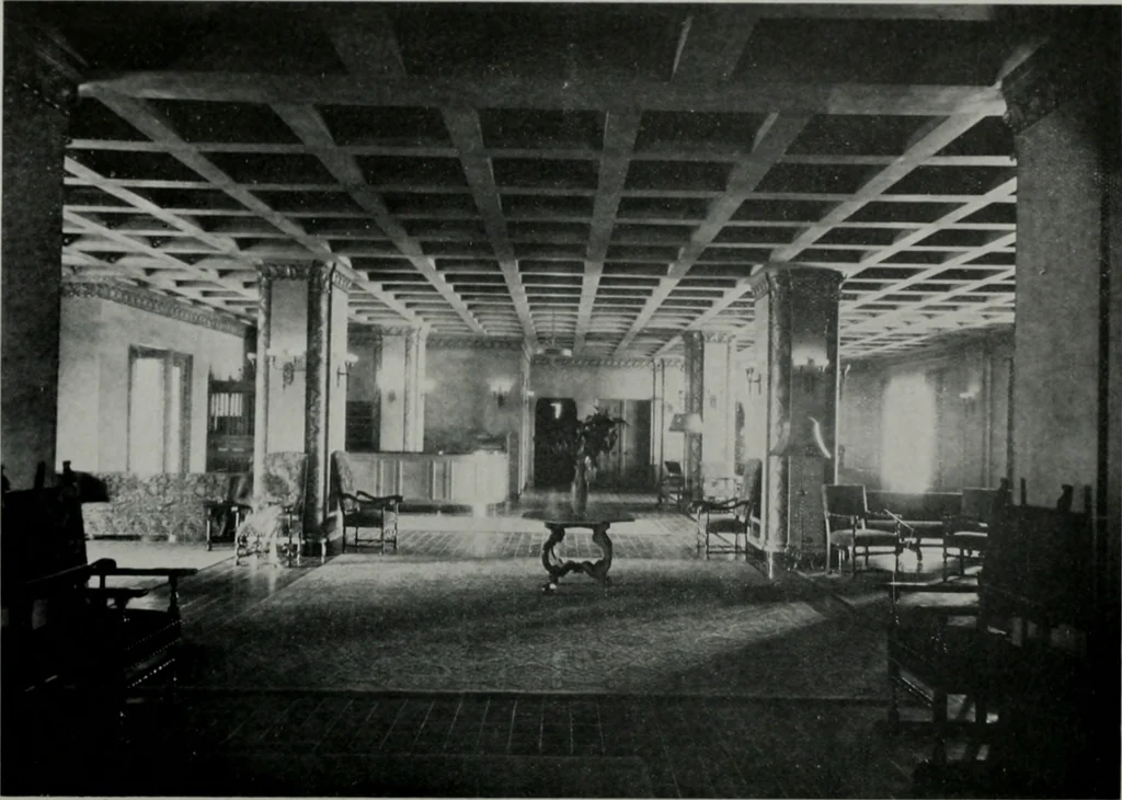An illustration from Architect and engineer, 1905, leaf 103