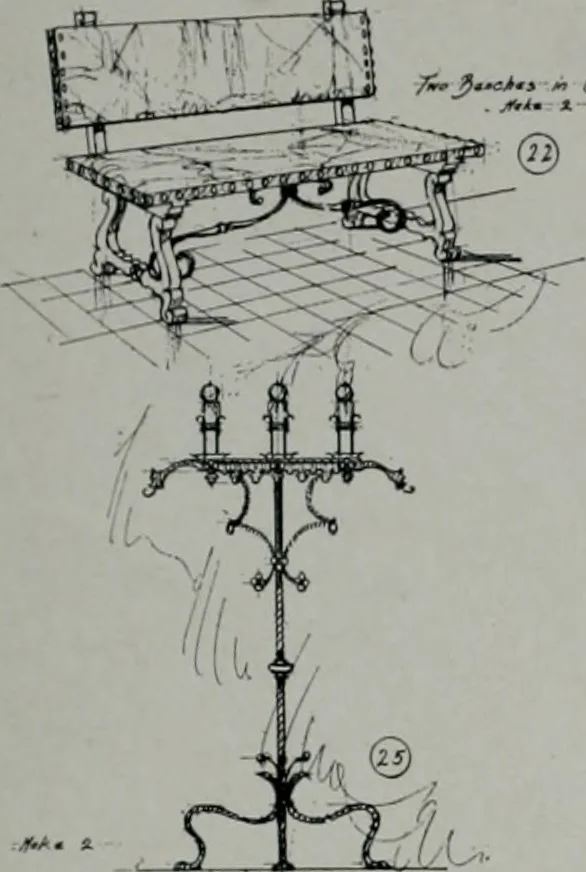 An illustration from Architect and engineer, 1905, leaf 126