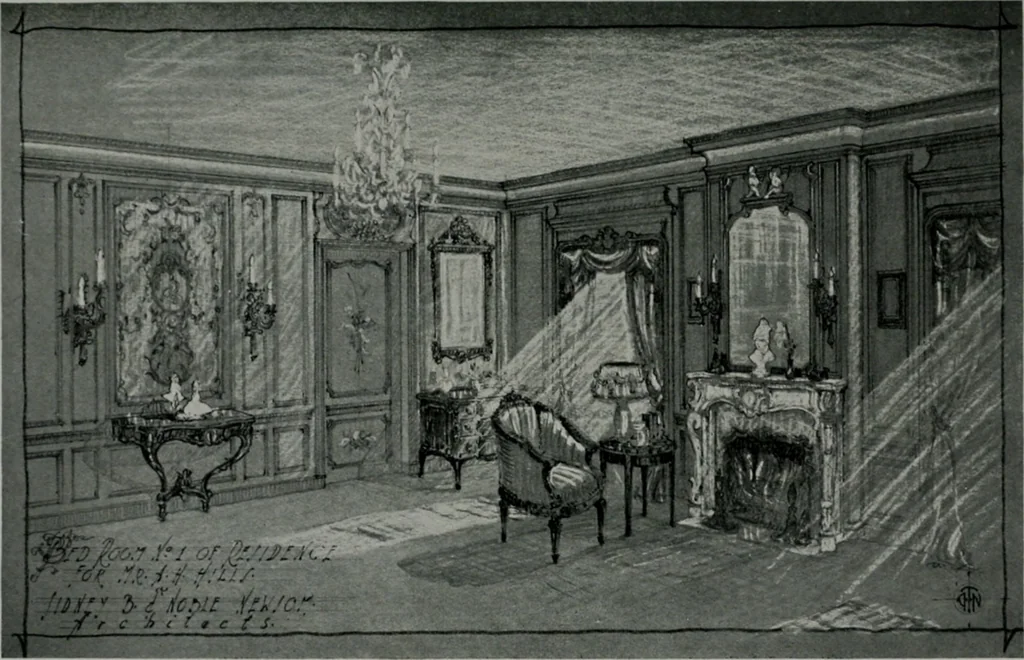 An illustration from Architect and engineer, 1905, leaf 128