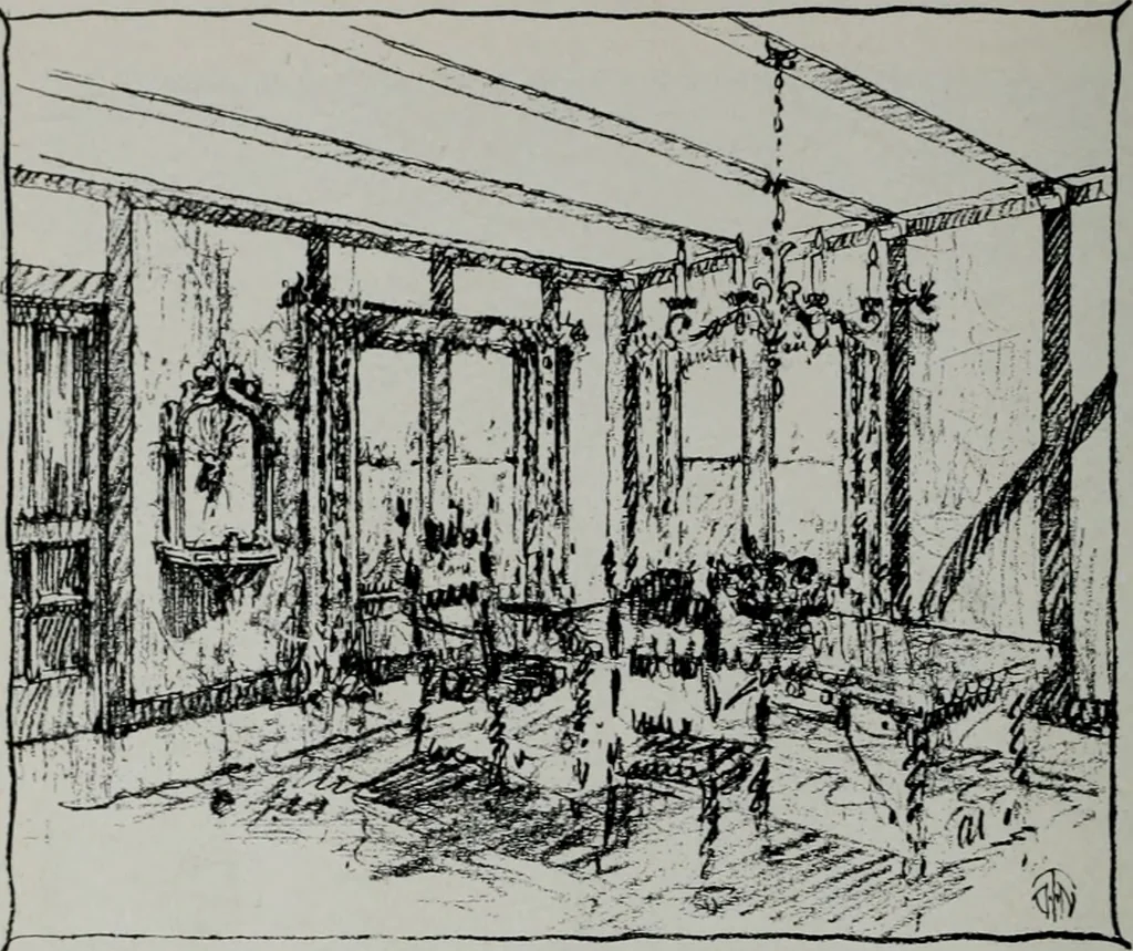 An illustration from Architect and engineer, 1905, leaf 129