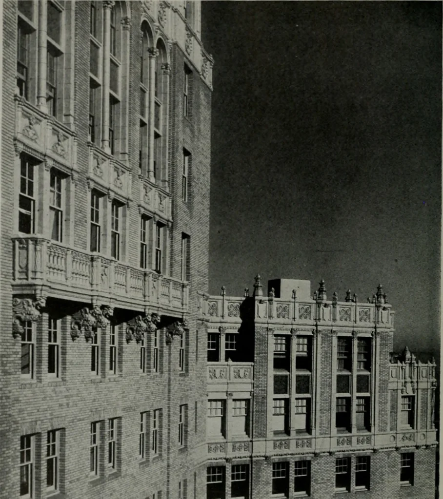 An illustration from Architect and engineer, 1905, leaf 15