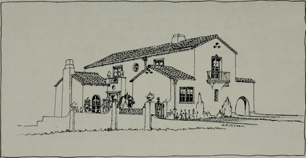 An illustration from Architect and engineer, 1905, leaf 154