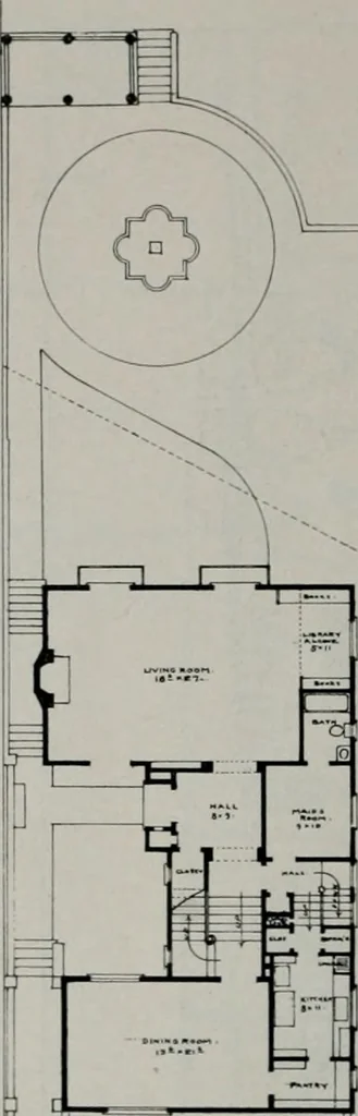An illustration from Architect and engineer, 1905, leaf 155