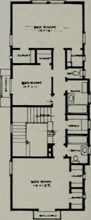 An illustration from Architect and engineer, 1905, leaf 155