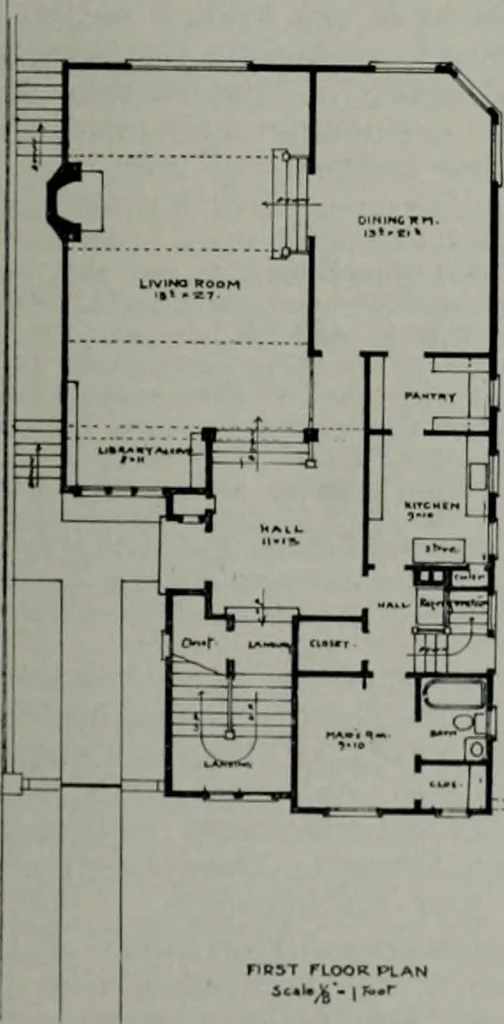 An illustration from Architect and engineer, 1905, leaf 156