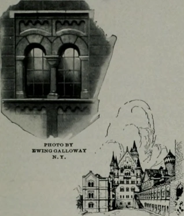 An illustration from Architect and engineer, 1905, leaf 184