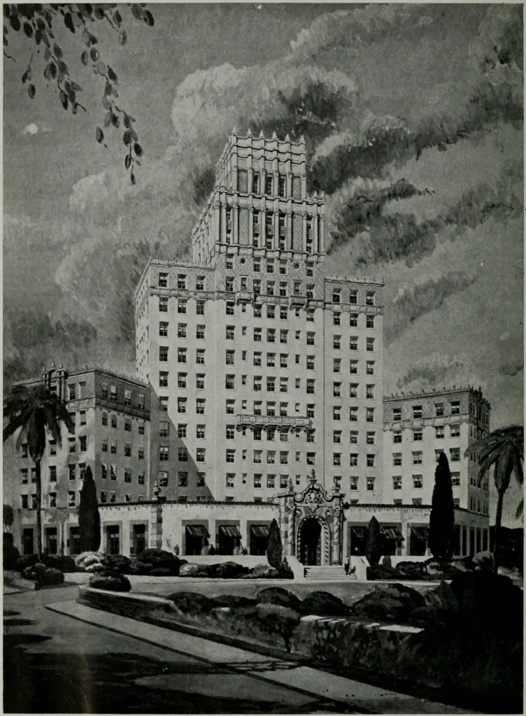 An illustration from Architect and engineer, 1905, leaf 191