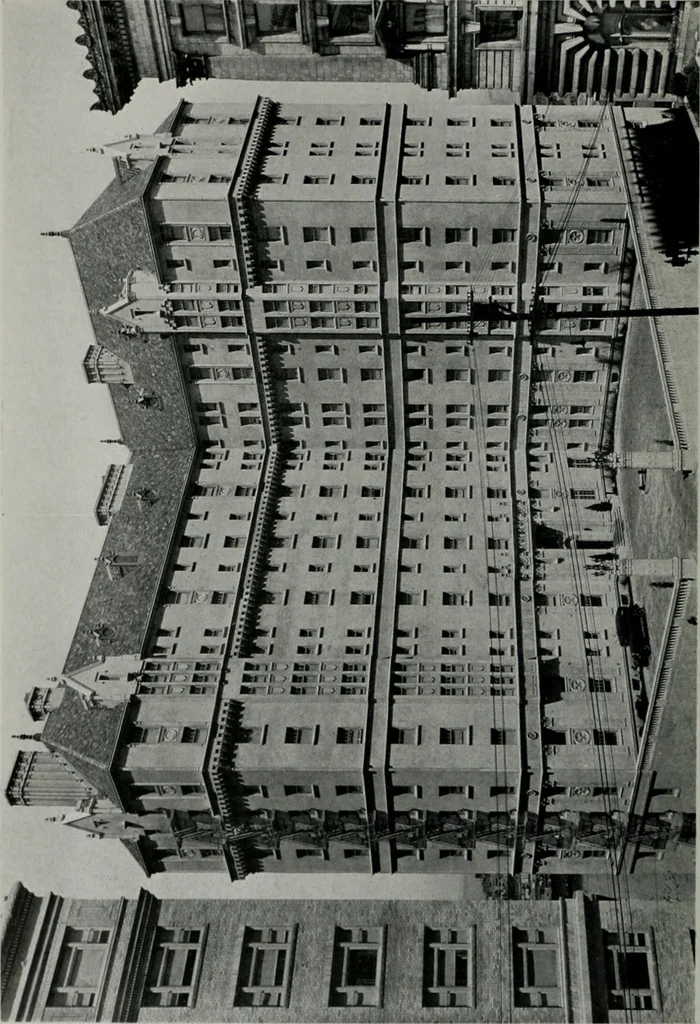 An illustration from Architect and engineer, 1905, leaf 201