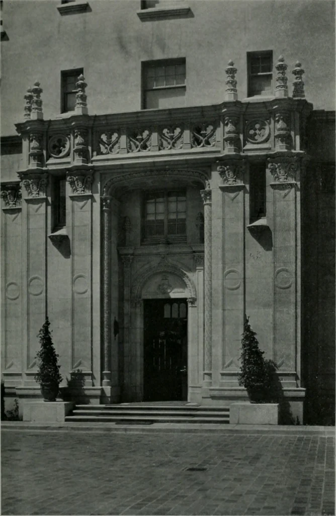 An illustration from Architect and engineer, 1905, leaf 202