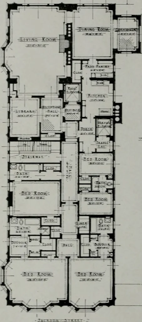 An illustration from Architect and engineer, 1905, leaf 205