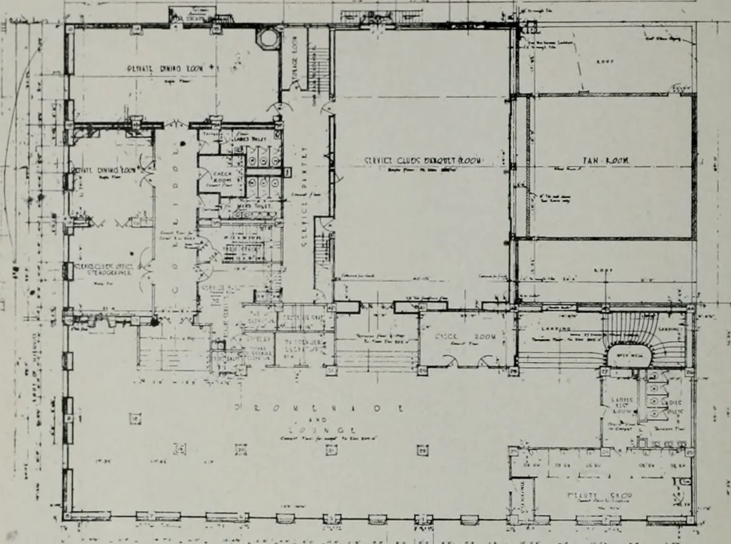 An illustration from Architect and engineer, 1905, leaf 209