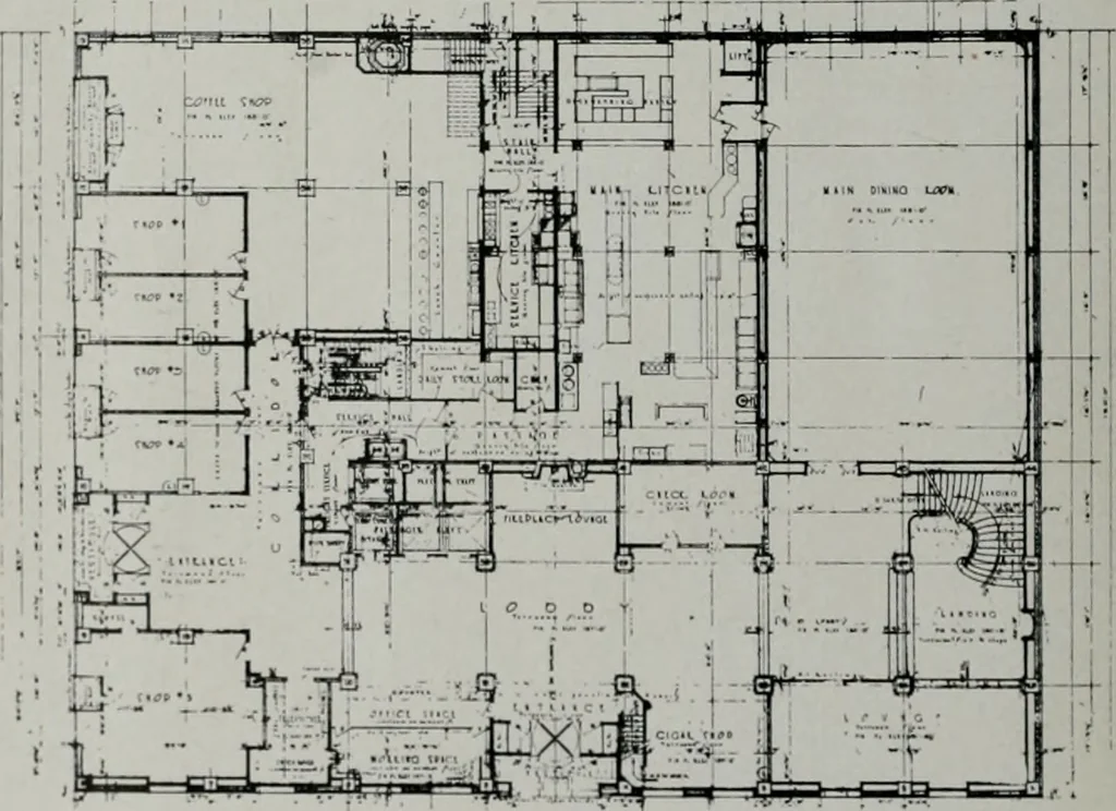 An illustration from Architect and engineer, 1905, leaf 209