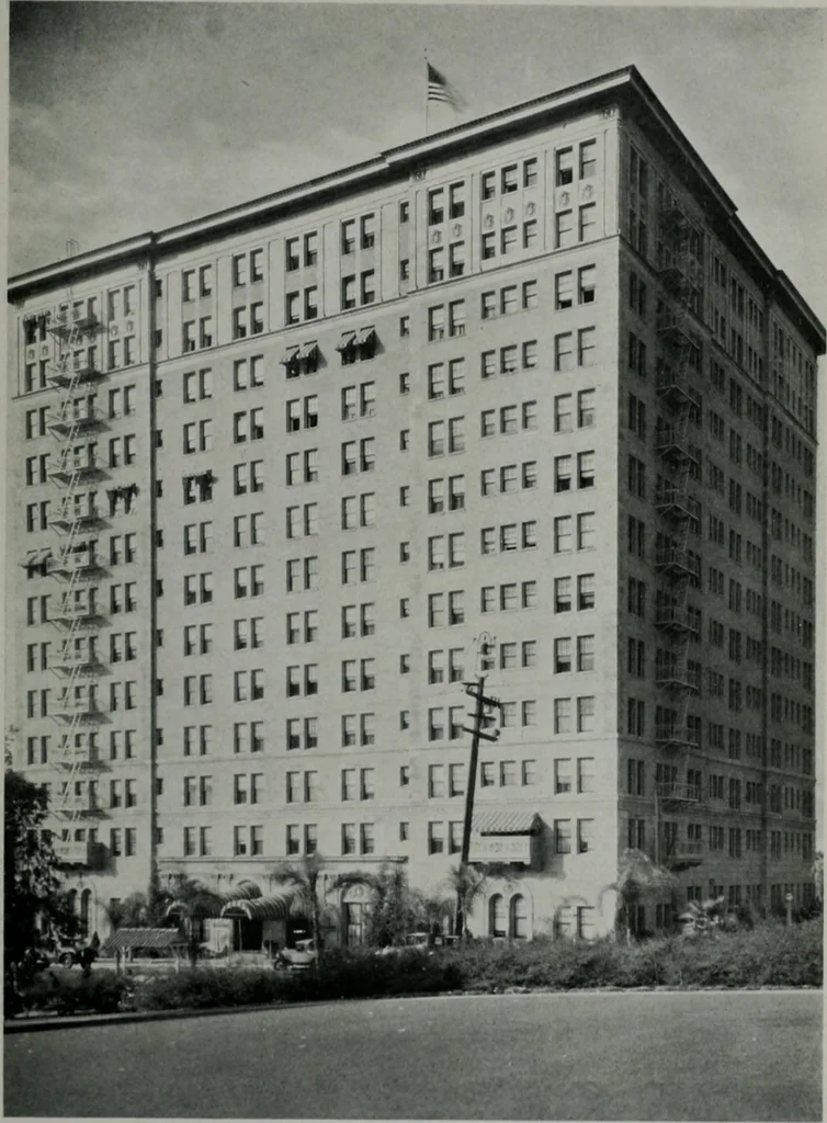An illustration from Architect and engineer, 1905, leaf 214