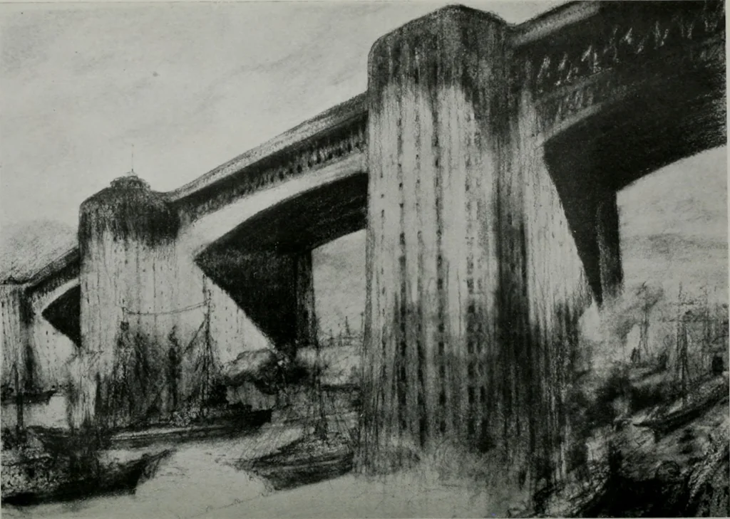 An illustration from Architect and engineer, 1905, leaf 215