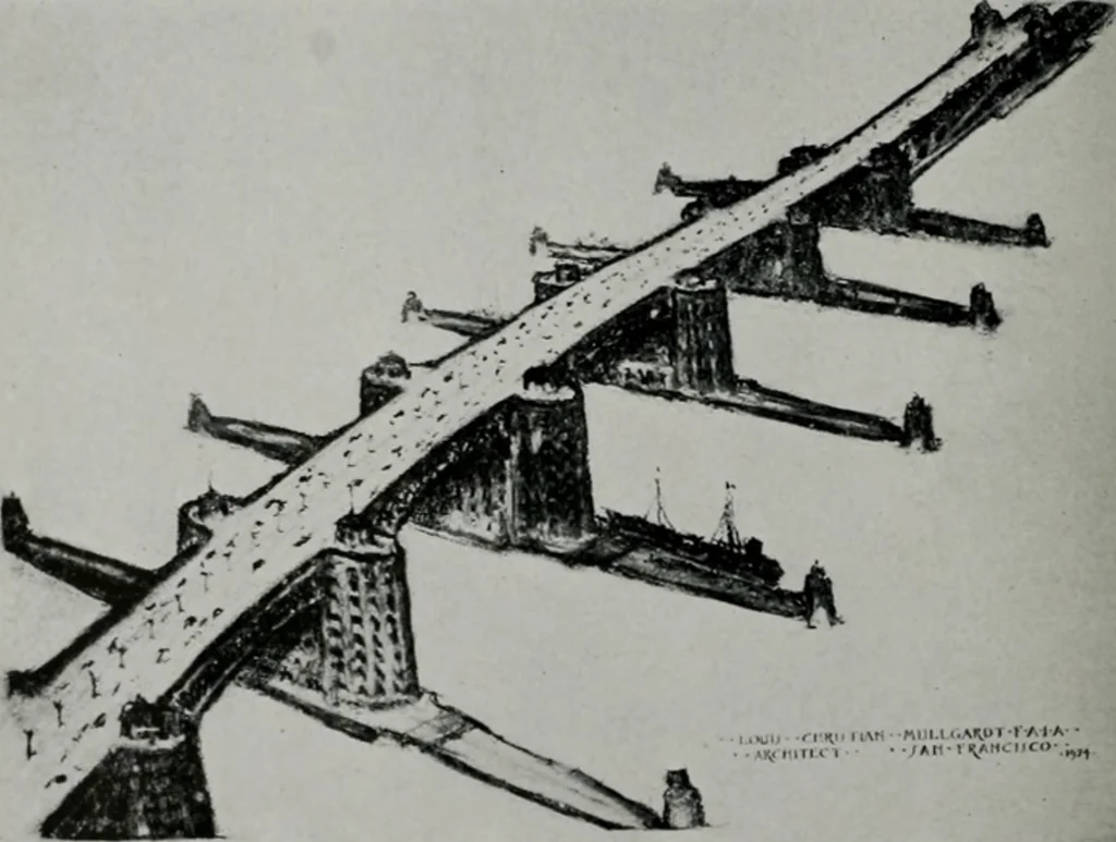 An illustration from Architect and engineer, 1905, leaf 219