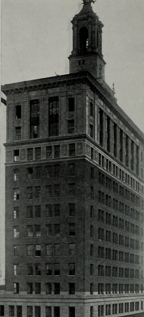 An illustration from Architect and engineer, 1905, leaf 225