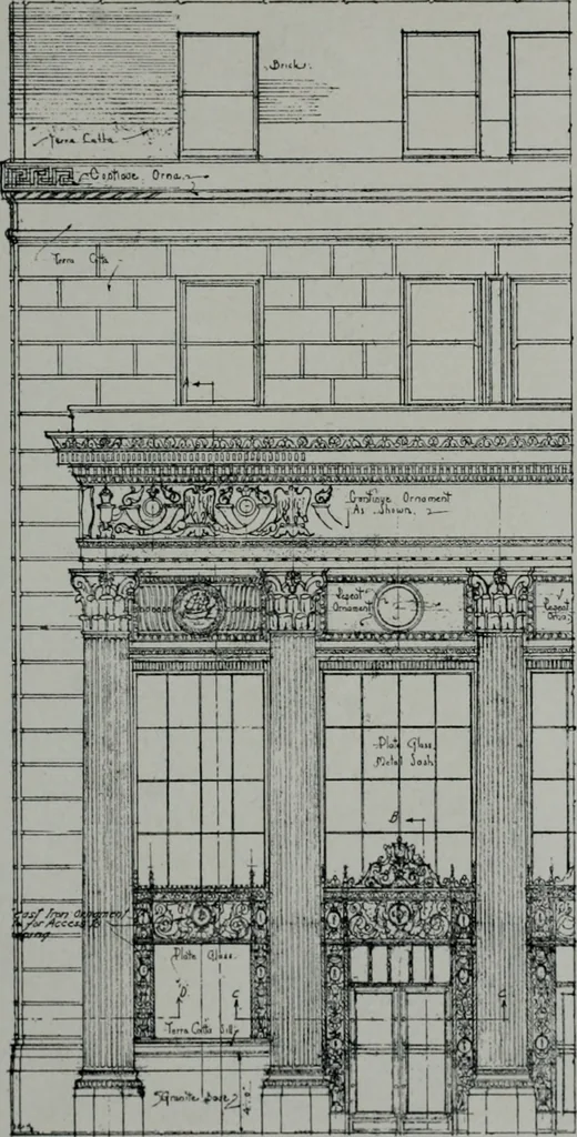 An illustration from Architect and engineer, 1905, leaf 226