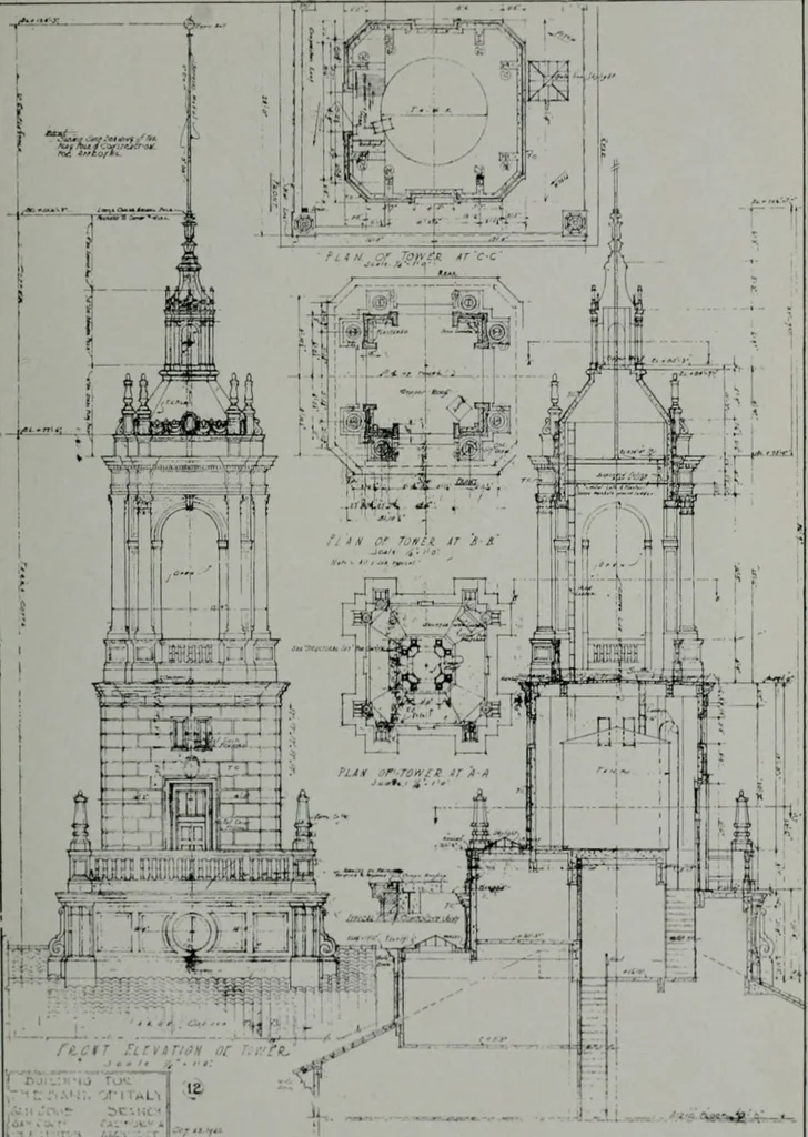 An illustration from Architect and engineer, 1905, leaf 228