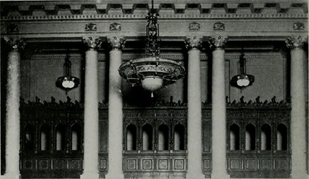 An illustration from Architect and engineer, 1905, leaf 231