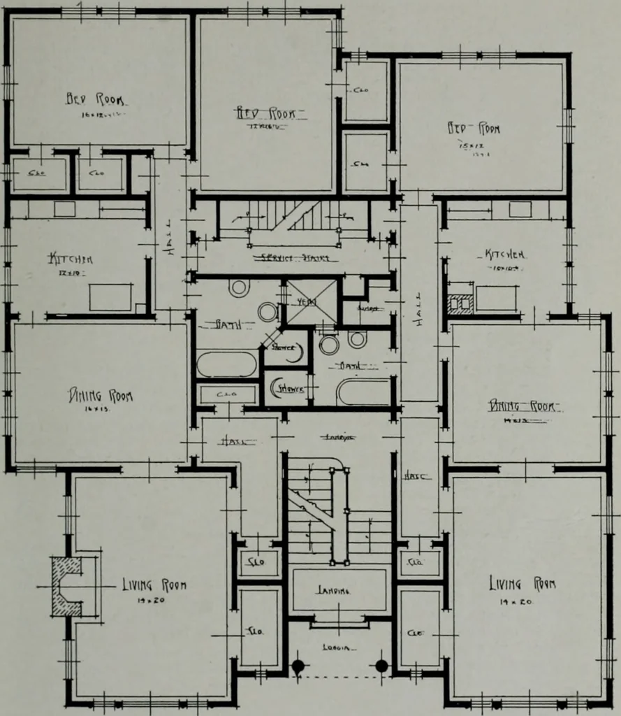 An illustration from Architect and engineer, 1905, leaf 236
