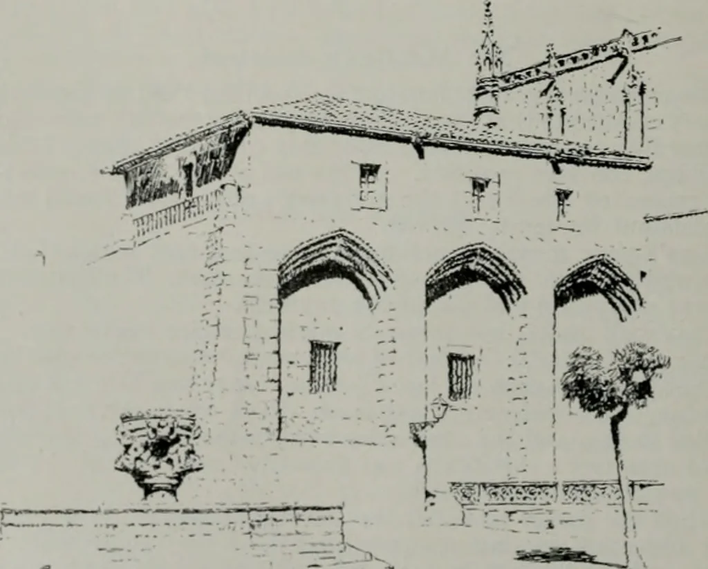 An illustration from Architect and engineer, 1905, leaf 57
