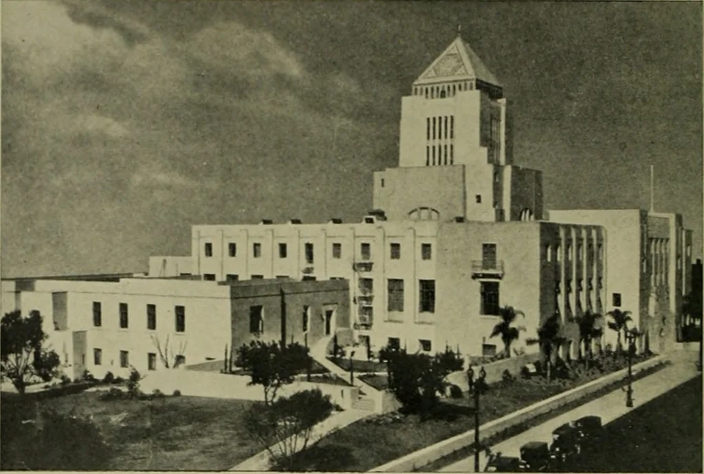An illustration from Architect and engineer, 1905, leaf 89