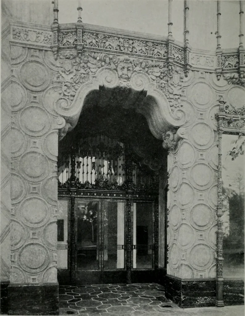 An illustration from Architect and engineer, 1905, leaf 91