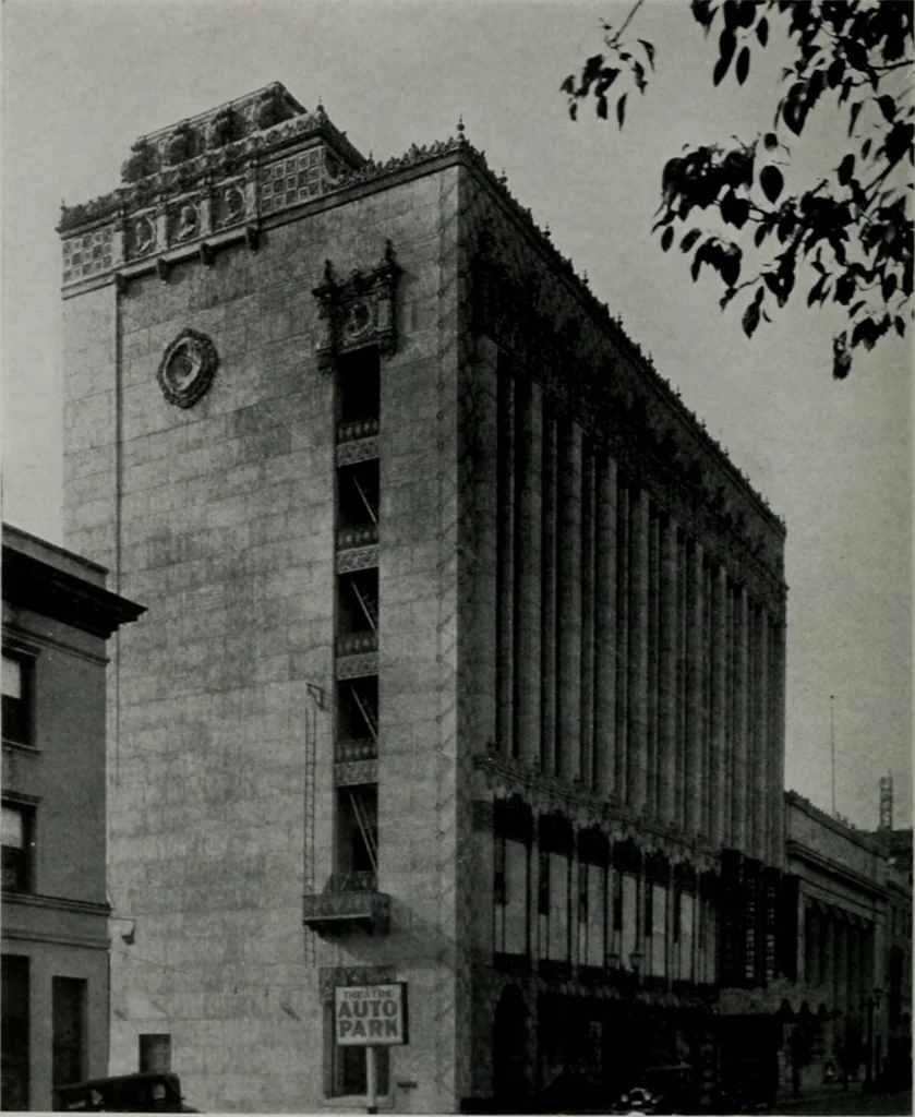 An illustration from Architect and engineer, 1905, leaf 93