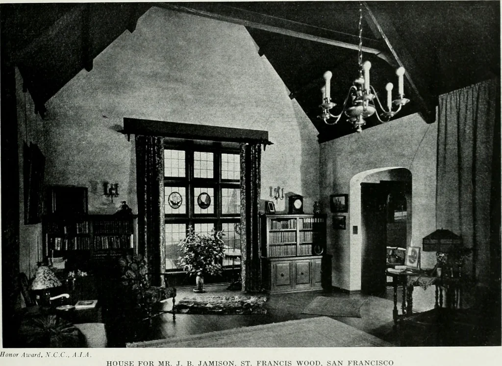 An illustration from Architect and engineer, 1905, leaf 180