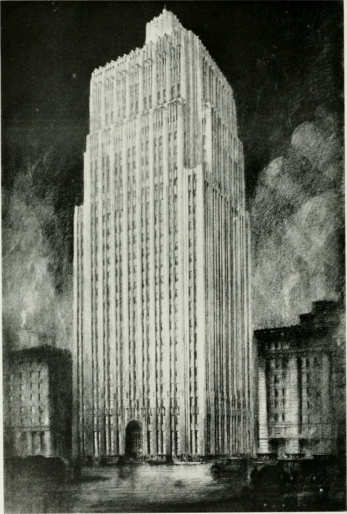 An illustration from Architect and engineer, 1905, leaf 183