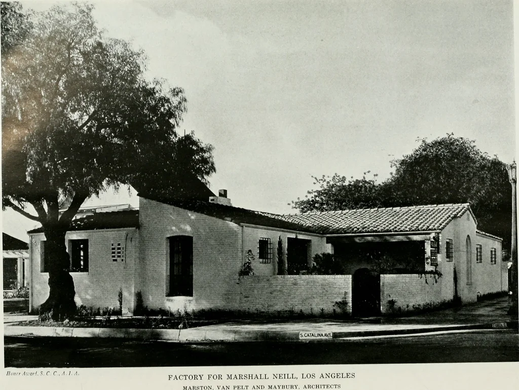 An illustration from Architect and engineer, 1905, leaf 19