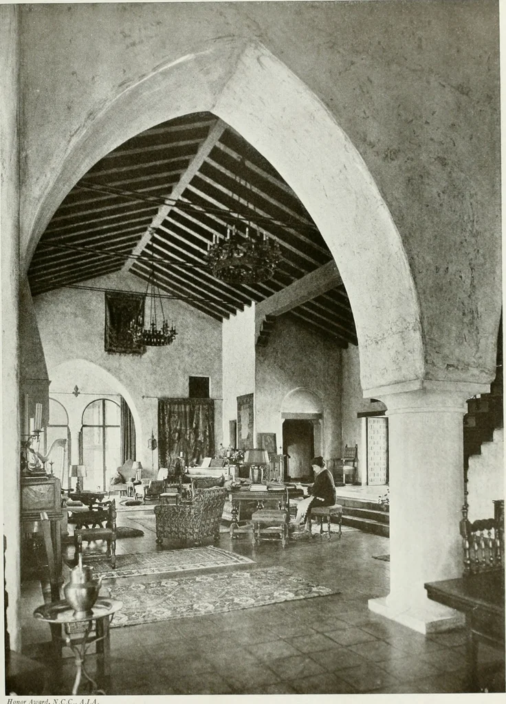 An illustration from Architect and engineer, 1905, leaf 216