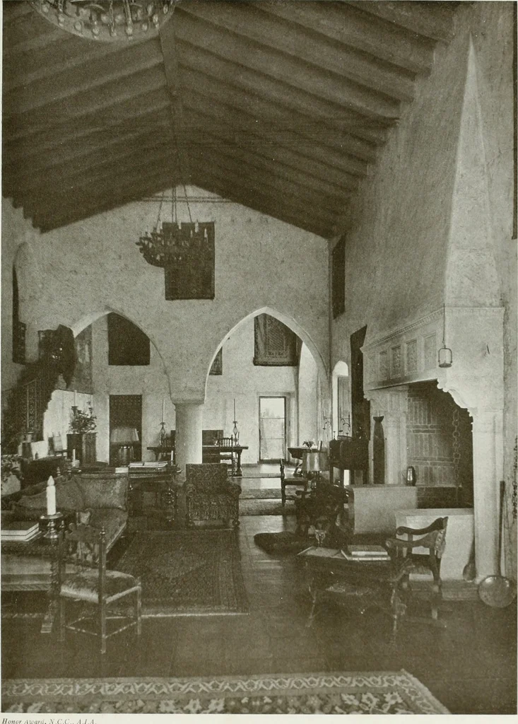 An illustration from Architect and engineer, 1905, leaf 218