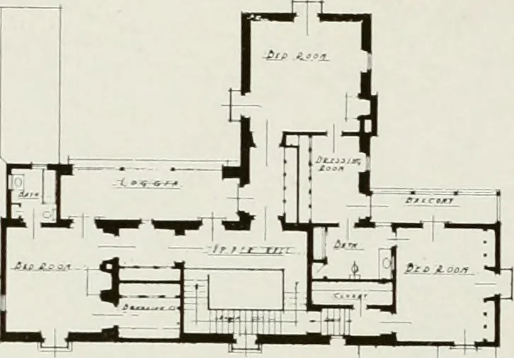 An illustration from Architect and engineer, 1905, leaf 221