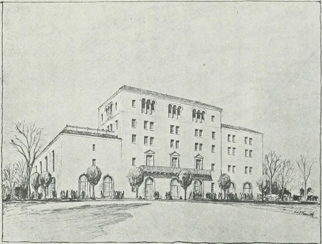 An illustration from Architect and engineer, 1905, leaf 262