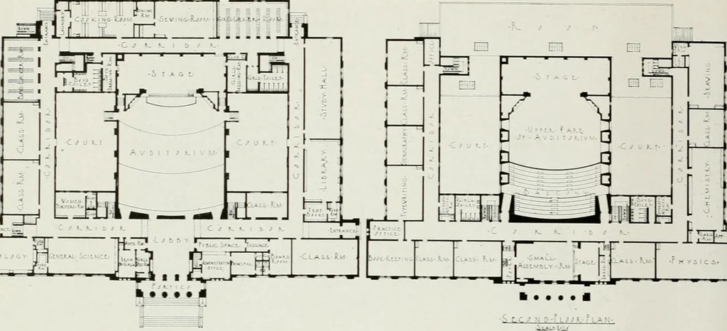An illustration from Architect and engineer, 1905, leaf 263