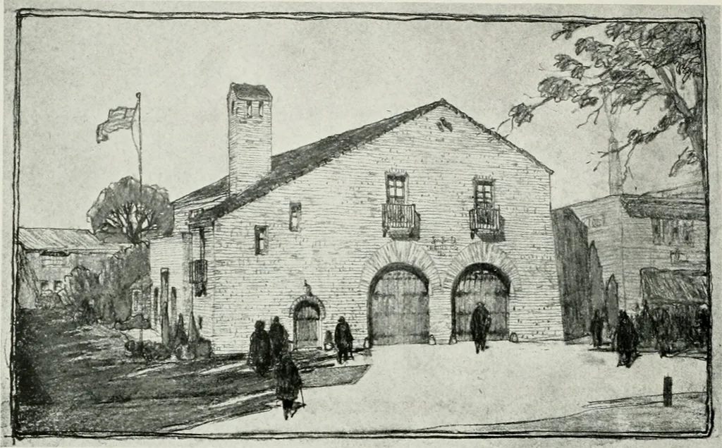 An illustration from Architect and engineer, 1905, leaf 265