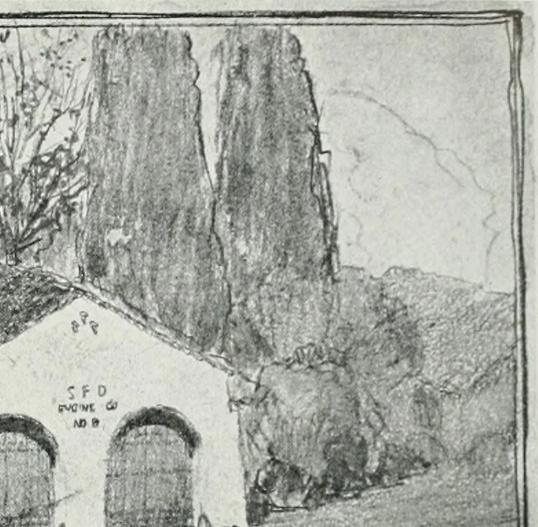 An illustration from Architect and engineer, 1905, leaf 266