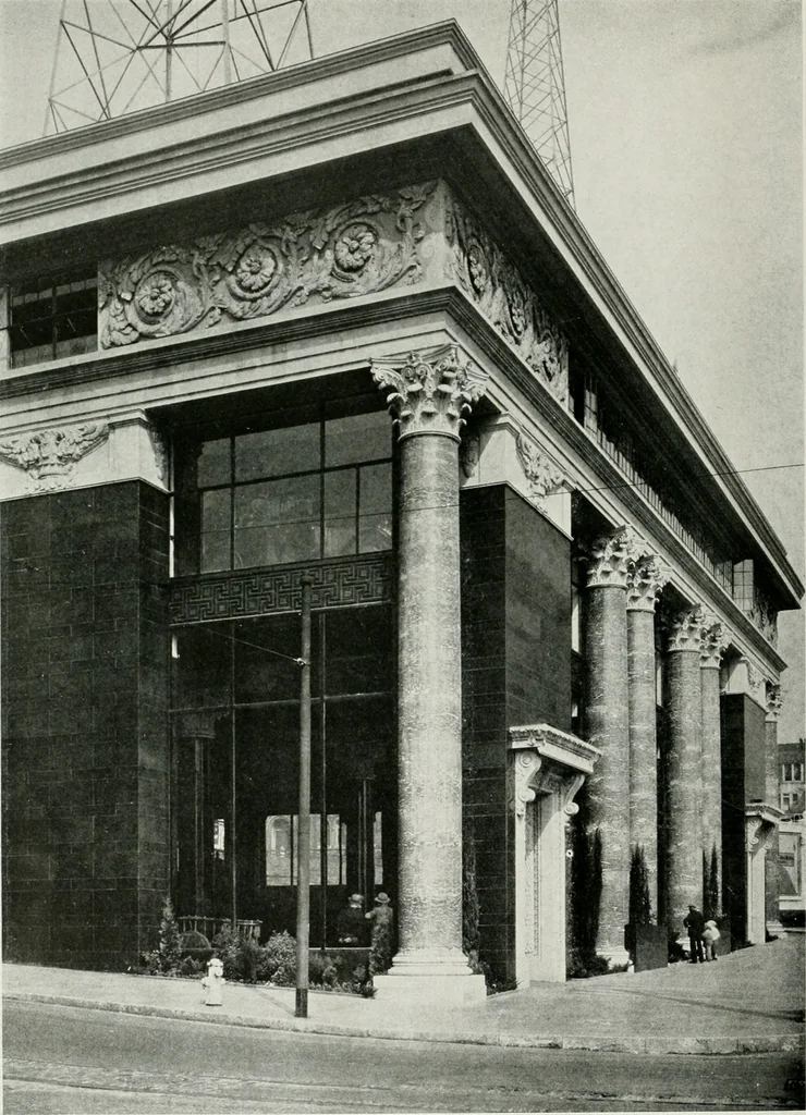 An illustration from Architect and engineer, 1905, leaf 283