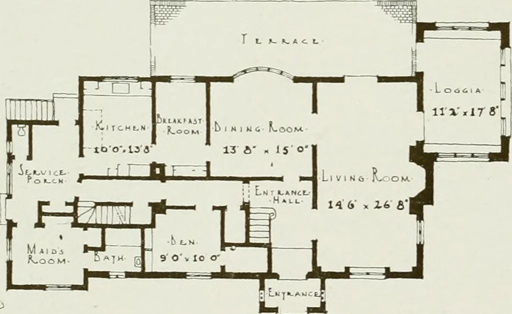 An illustration from Architect and engineer, 1905, leaf 291