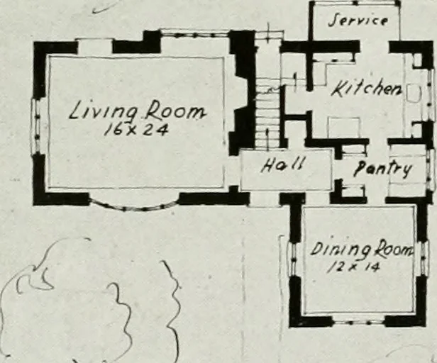 An illustration from Architect and engineer, 1905, leaf 349