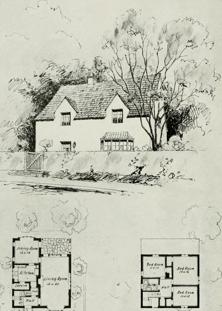 An illustration from Architect and engineer, 1905, leaf 355