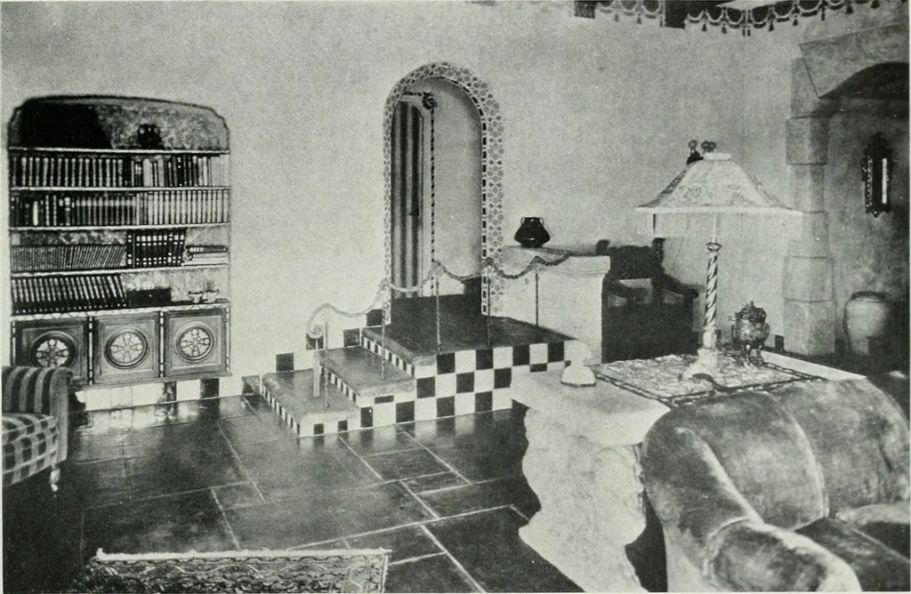 An illustration from Architect and engineer, 1905, leaf 358
