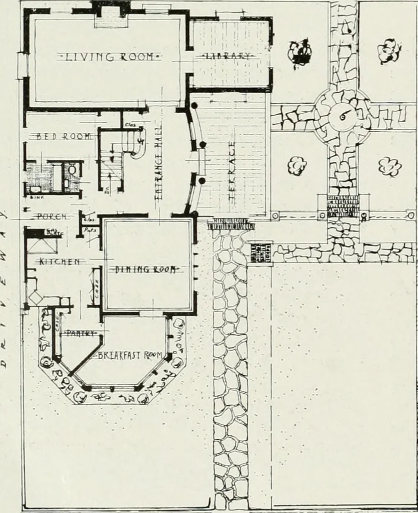 An illustration from Architect and engineer, 1905, leaf 367