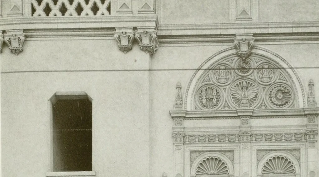 An illustration from Architect and engineer, 1905, leaf 396