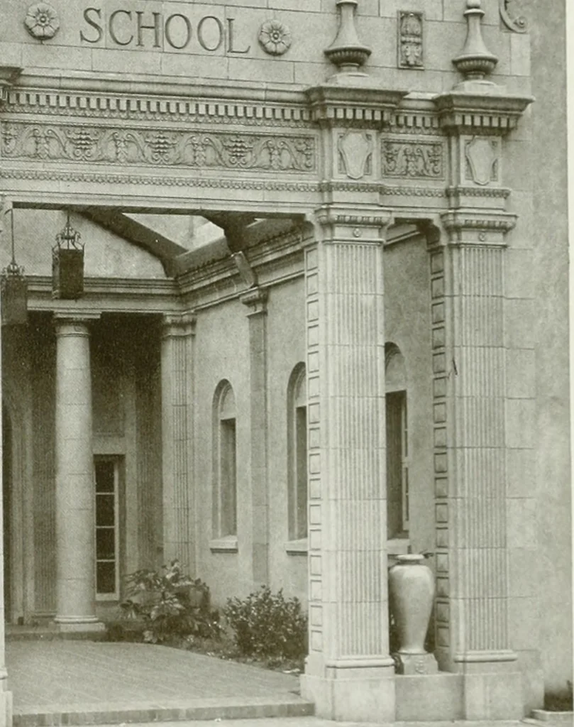 An illustration from Architect and engineer, 1905, leaf 398