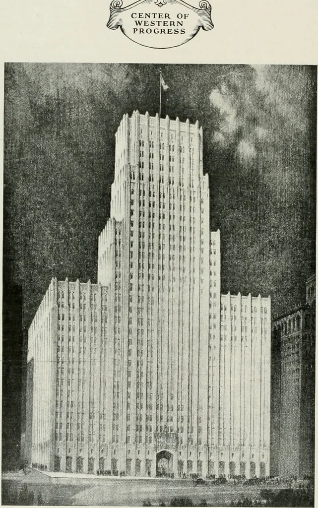 An illustration from Architect and engineer, 1905, leaf 419