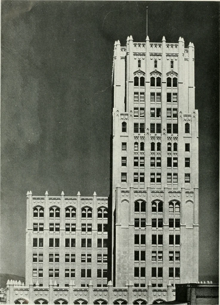 An illustration from Architect and engineer, 1905, leaf 433